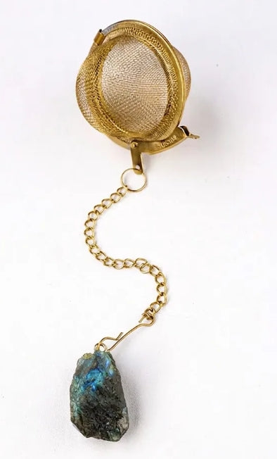 Tea infusers with Natural Crystals
