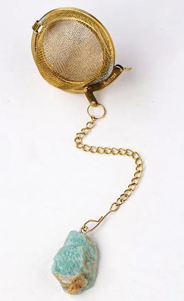Tea infusers with Natural Crystals