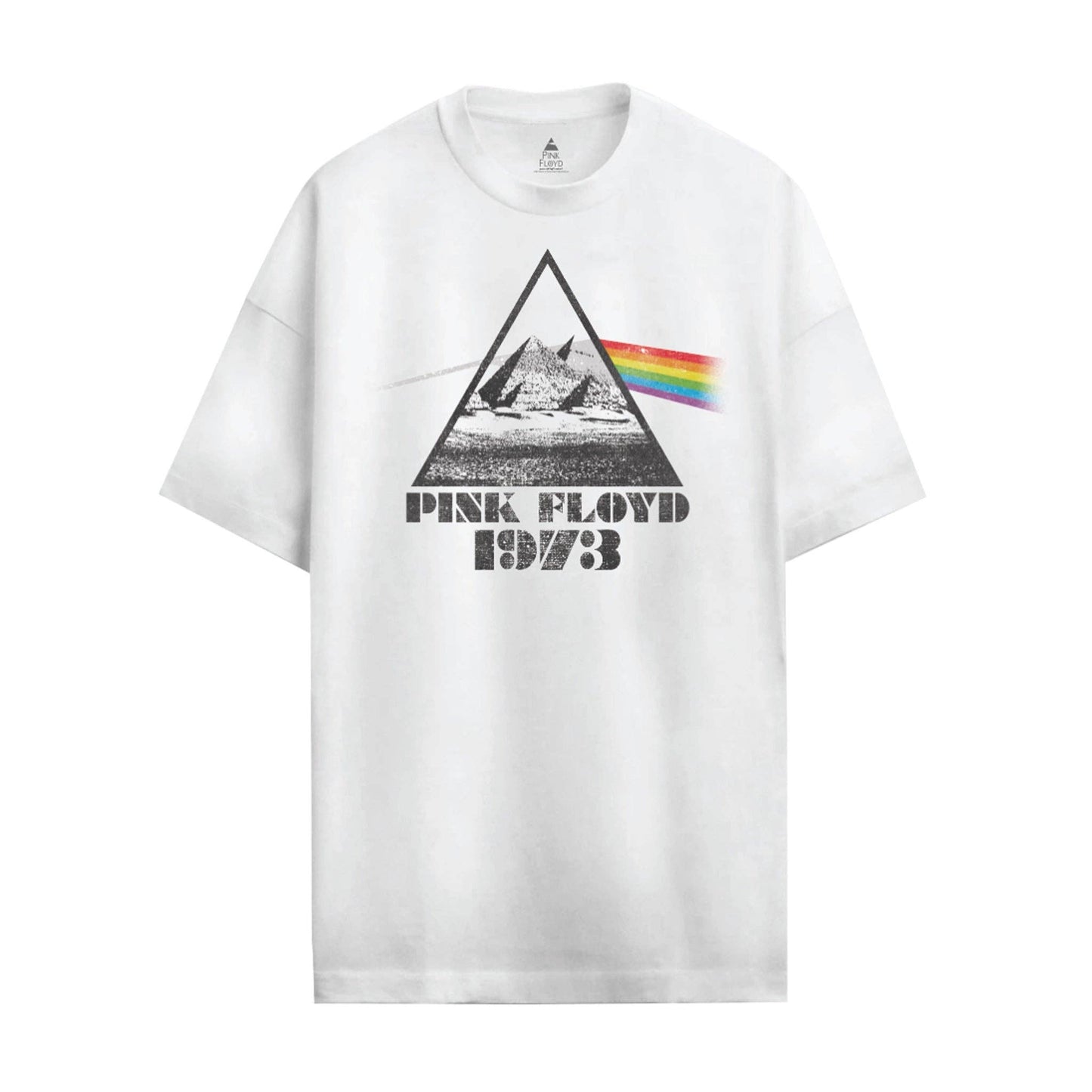 Pink Floyd T-shirt - pink floyd 1973: White / M