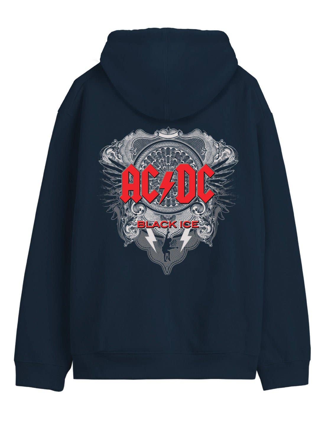 AC/DC Sweatshirt - BLACK ICE: Black / L