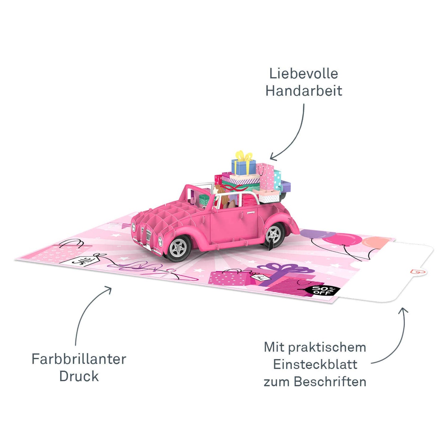 Shopping Queen Pop-Up Card