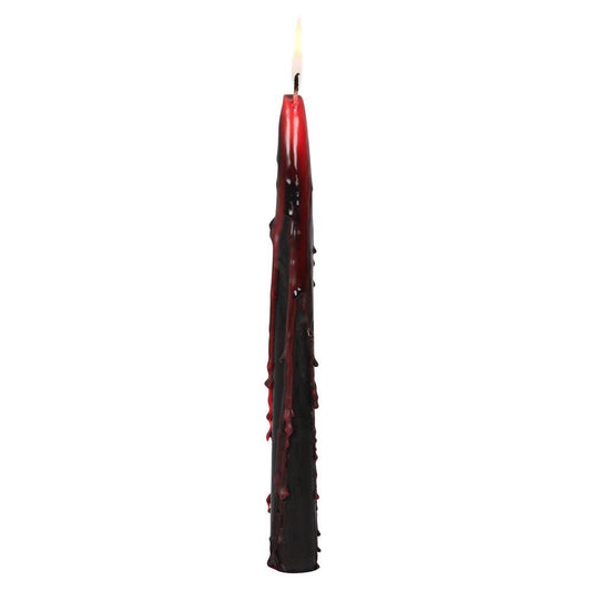 8 gotische Vampir-Blut-Stumpenkerzen-Set