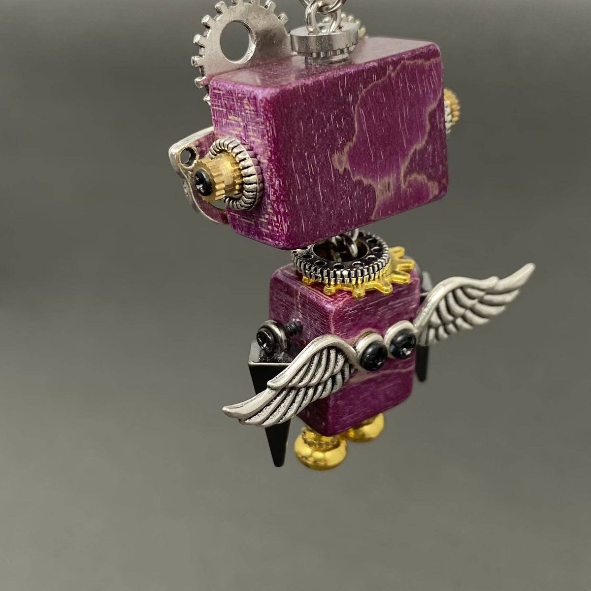 Multiple Styles Handmade Robot Charm Necklace - MIO72915