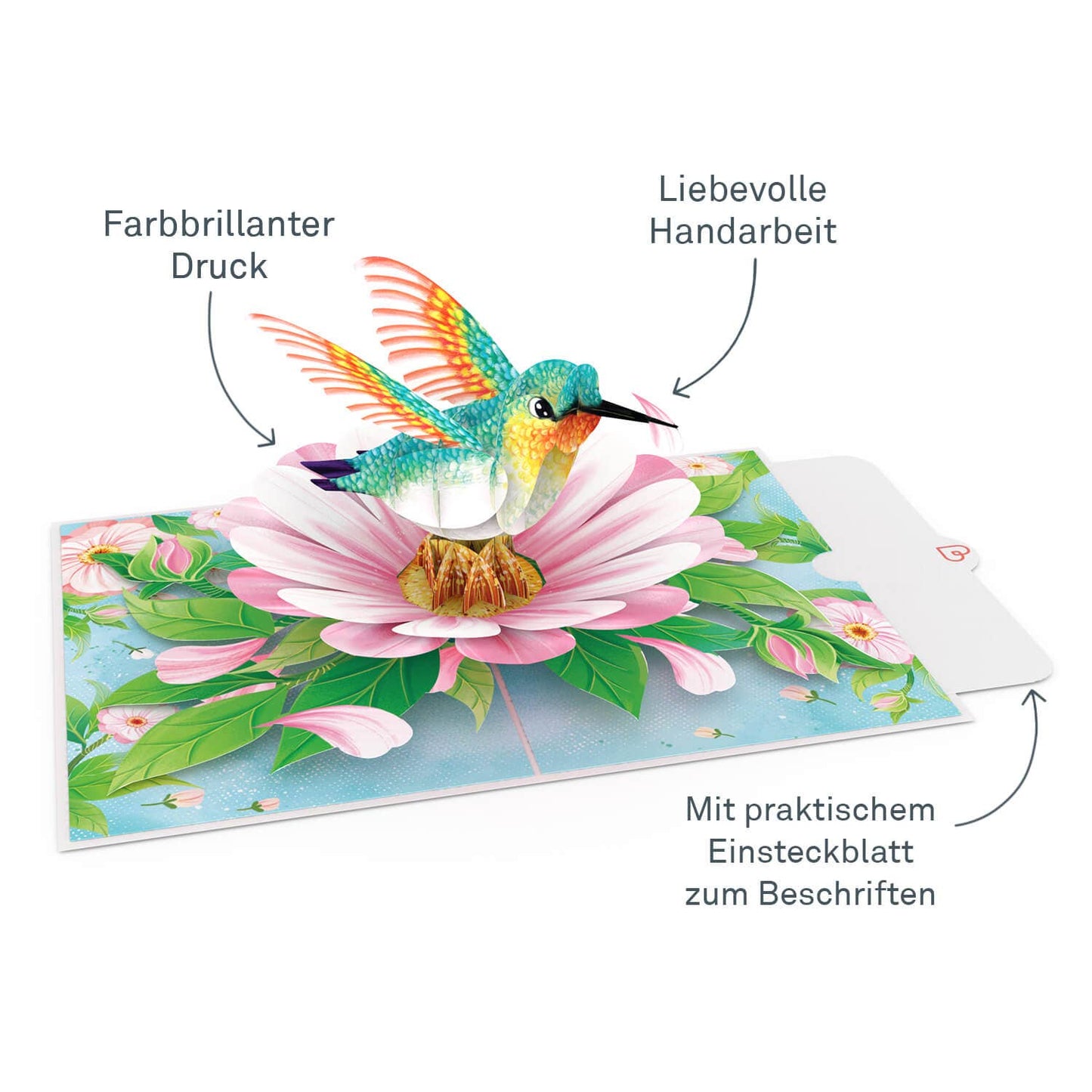 Hummingbird Pop-Up Card