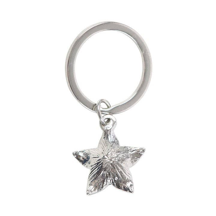 Deadly Nightshade Gothic Keyring with Black Obsidian