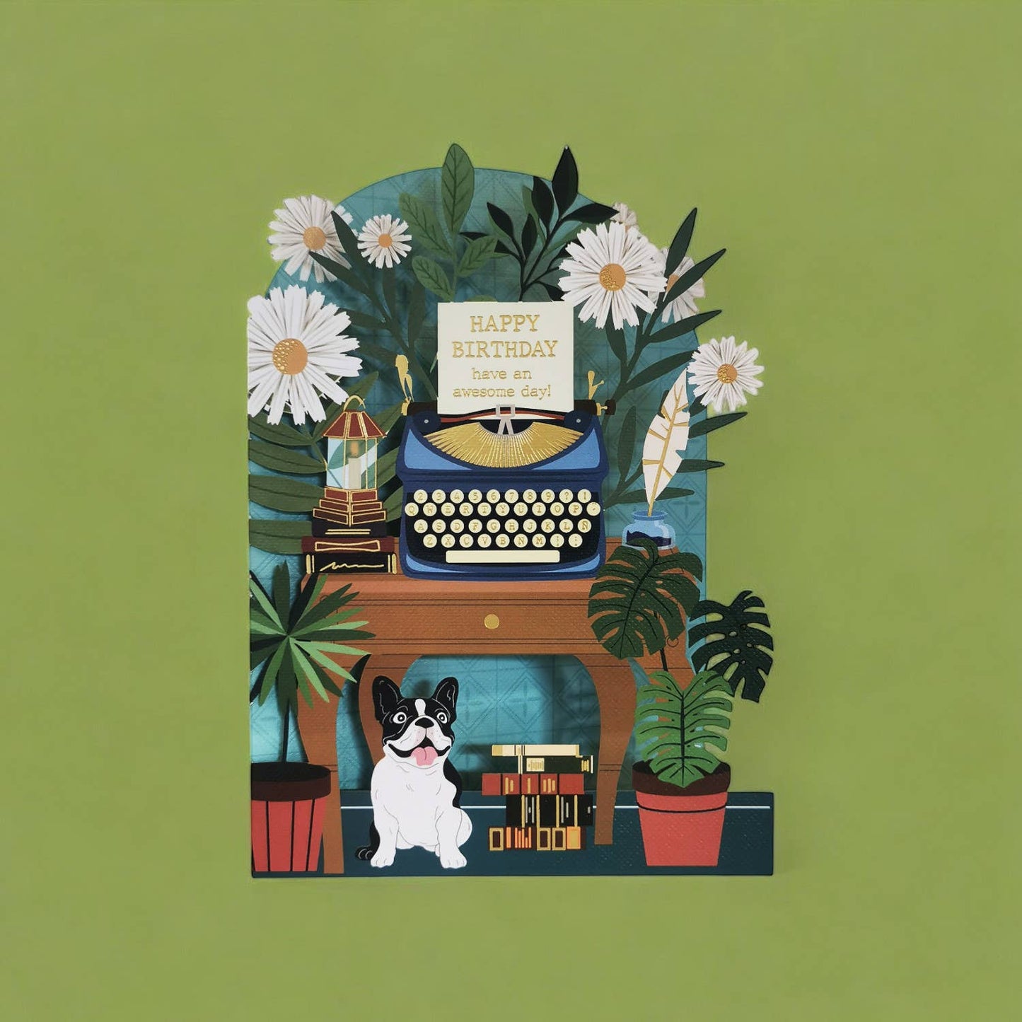 Original paper cut card - AL253