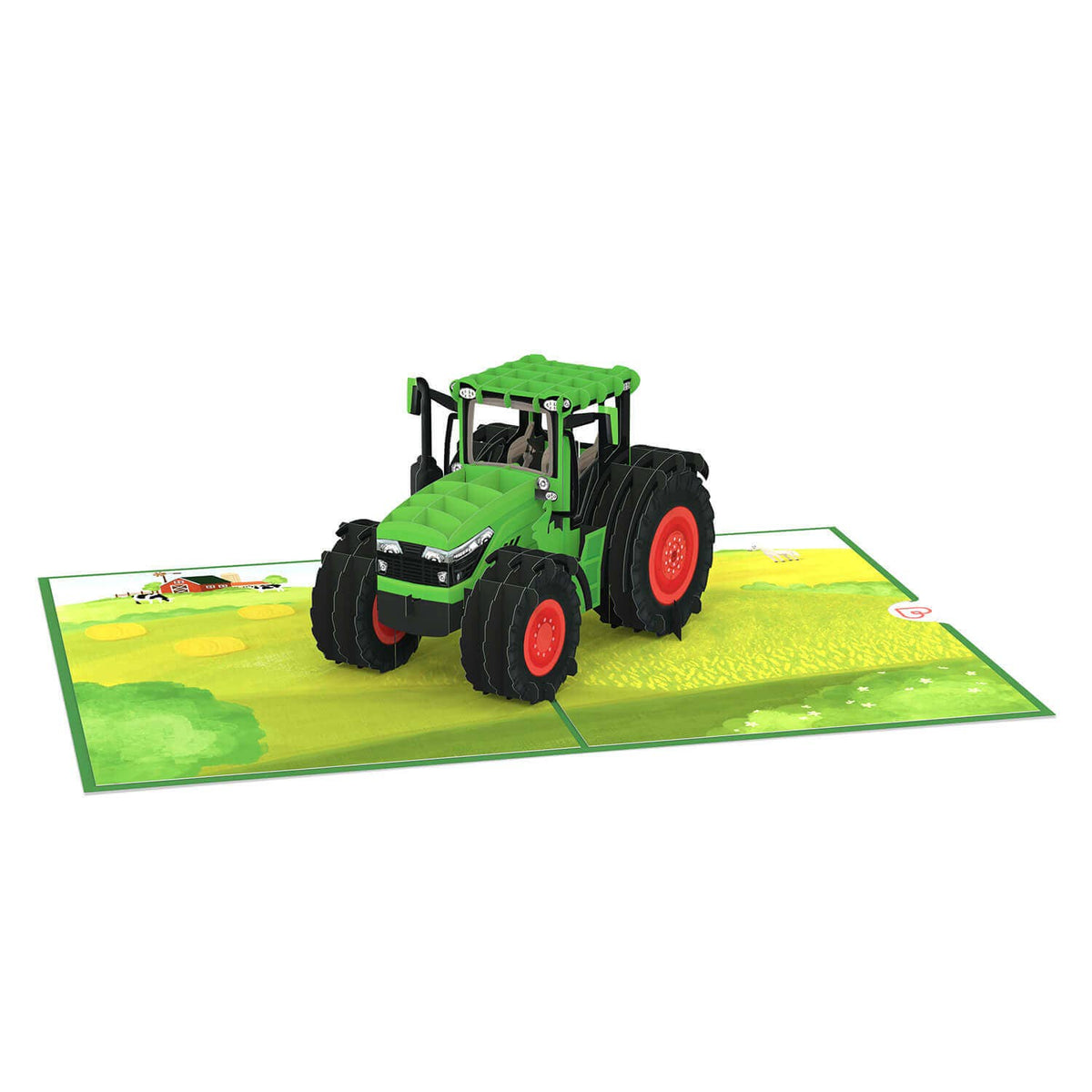 Tractor pop up card