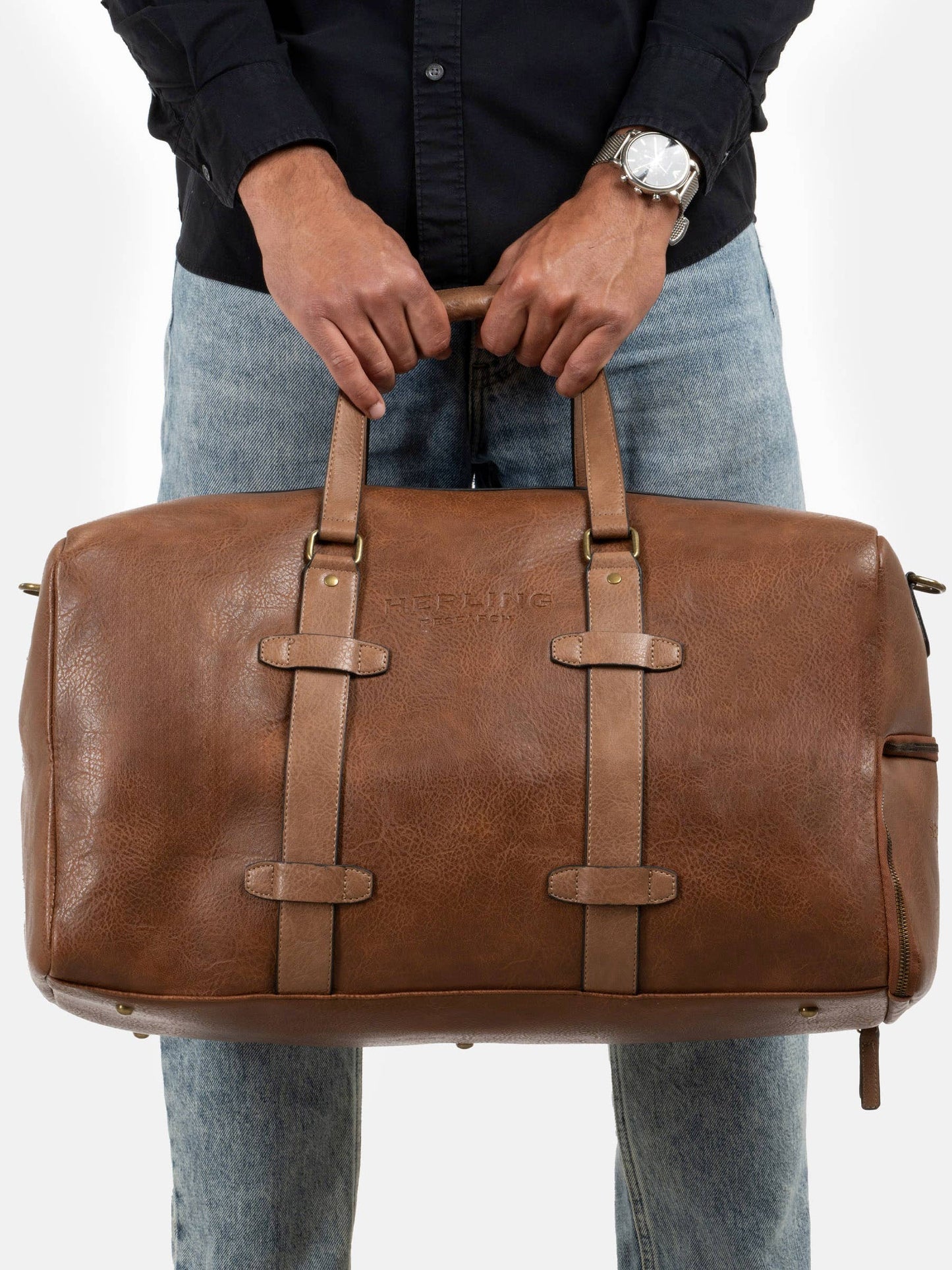 BRECHT - Travel bag: MUSTARD YELLOW