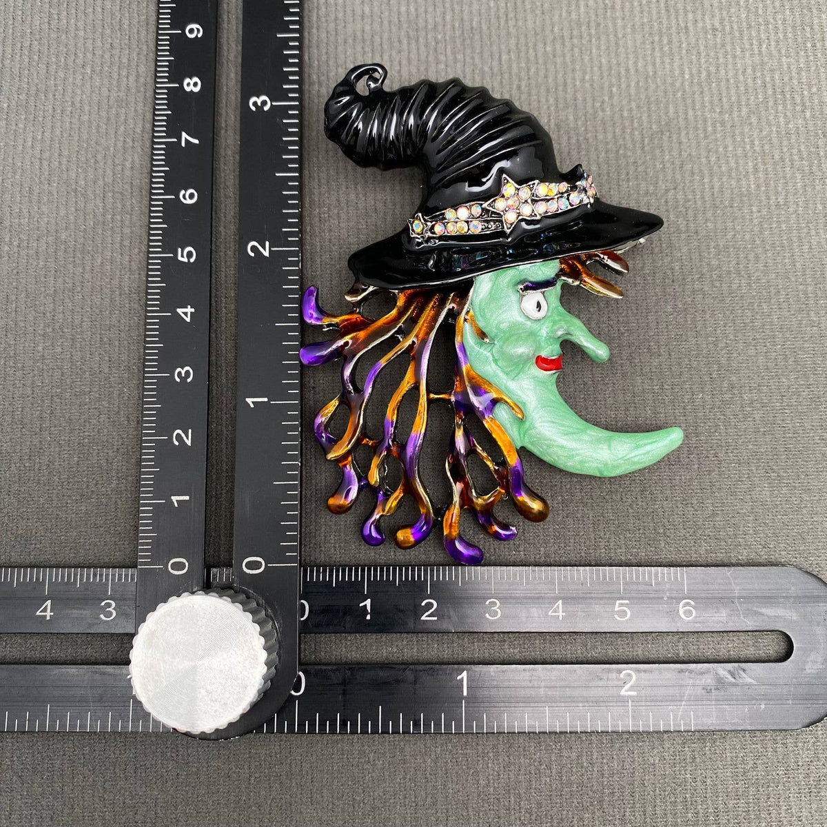 Moon Magic Witch Brooch