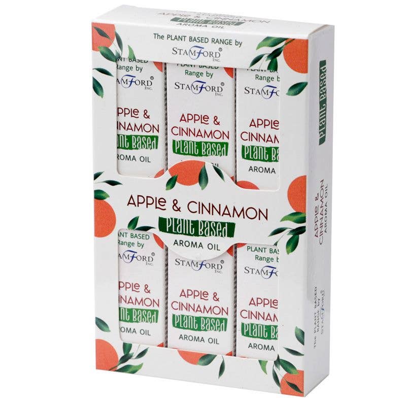 Pack of 6 Plant Based Aroma Oil - Apple Cinnamon