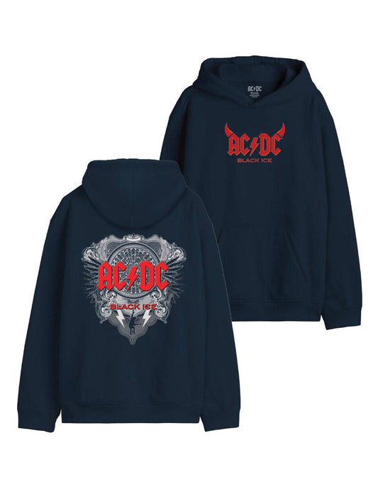 AC/DC Sweatshirt - BLACK ICE: Black / L