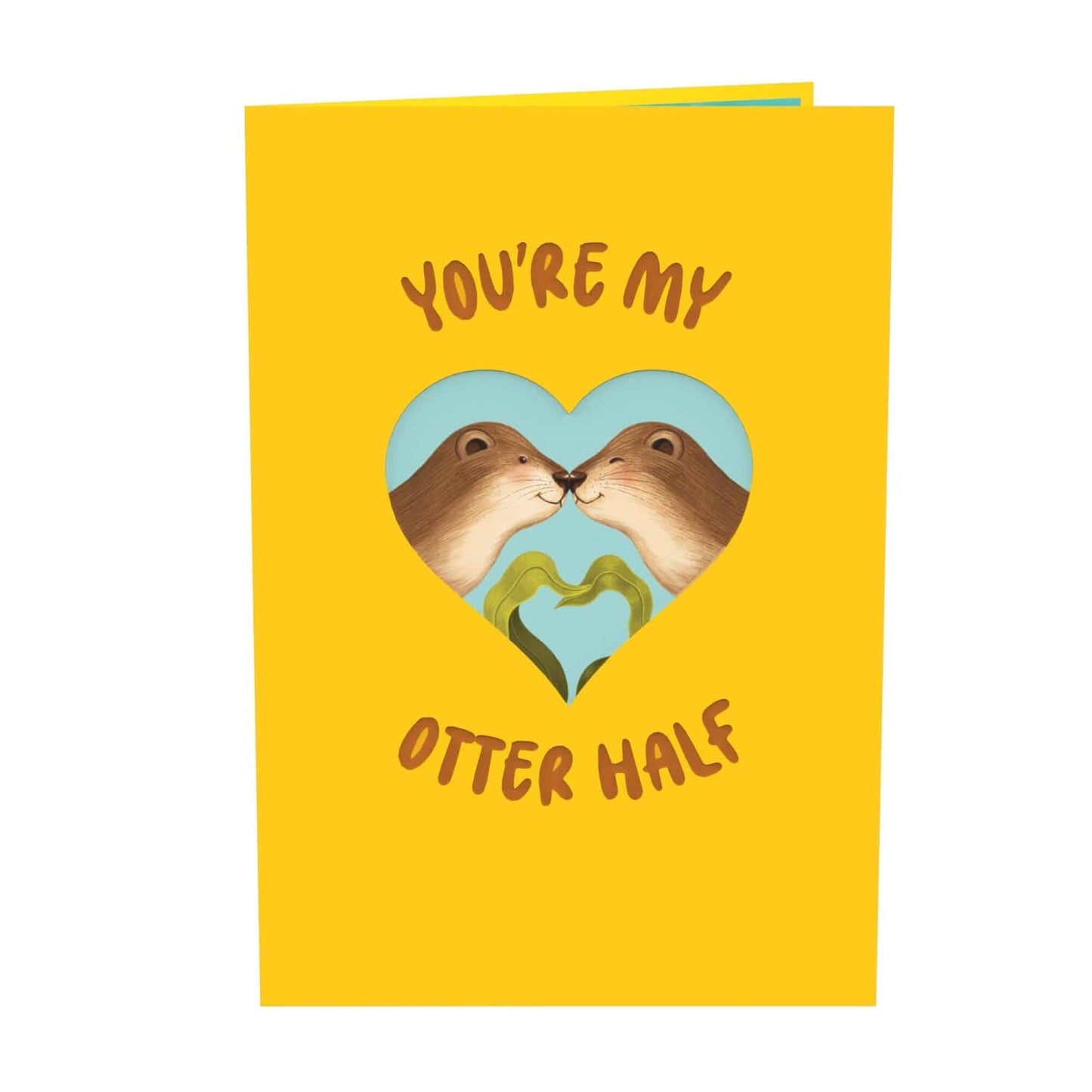 You're my Otter Half Pop-Up Card