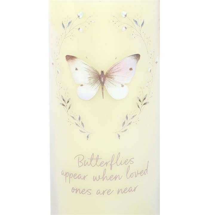 Butterflies Appear Vanilla Tube Candle