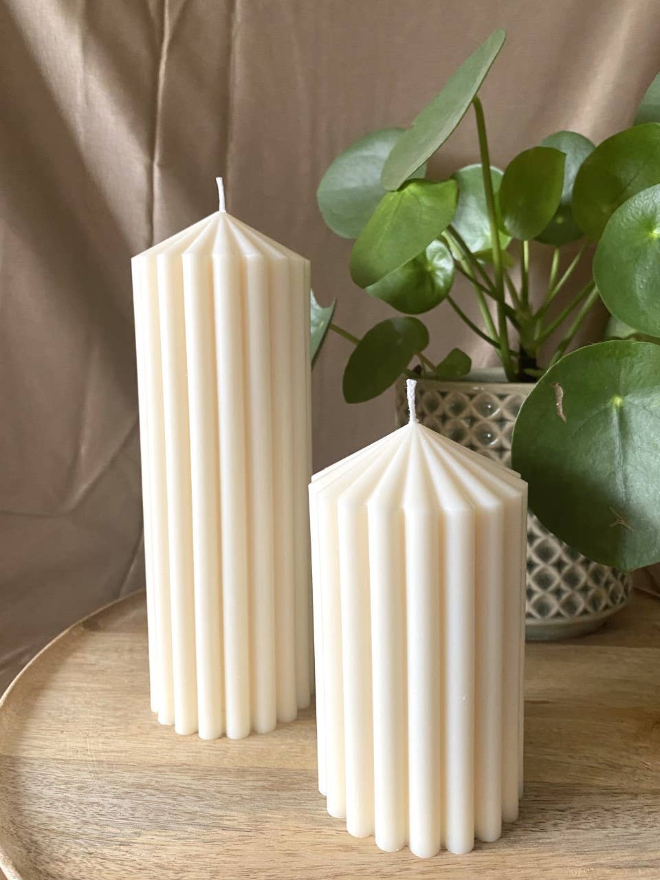 Candle - Twins set: Cream