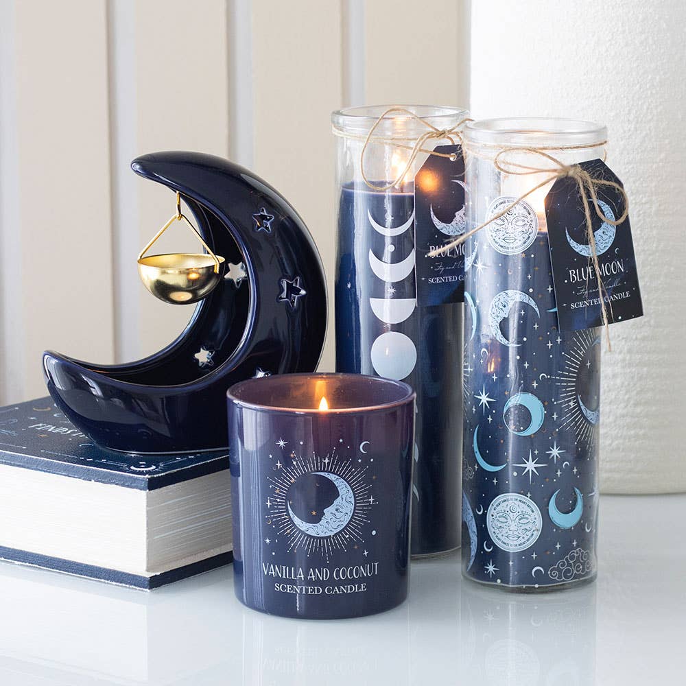 Blue Moon Print Wild Blueberry & Vanilla Tube Candle
