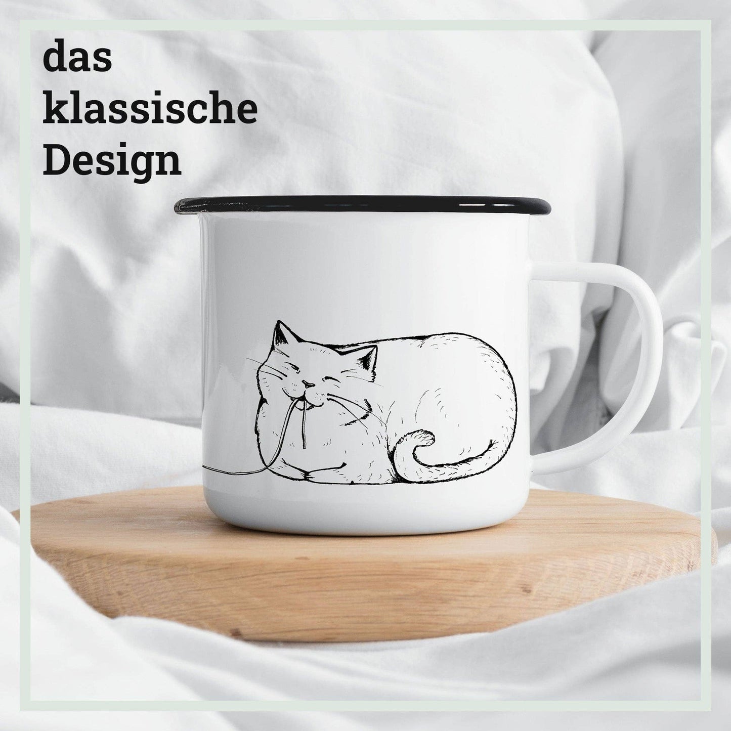 Enamel mug — Spacatti: 300 ml