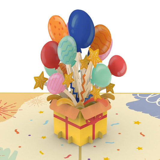 Gift box pop-up card