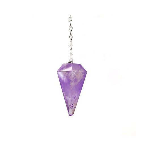 Faceted Amethyst Pendulum (FAC45)