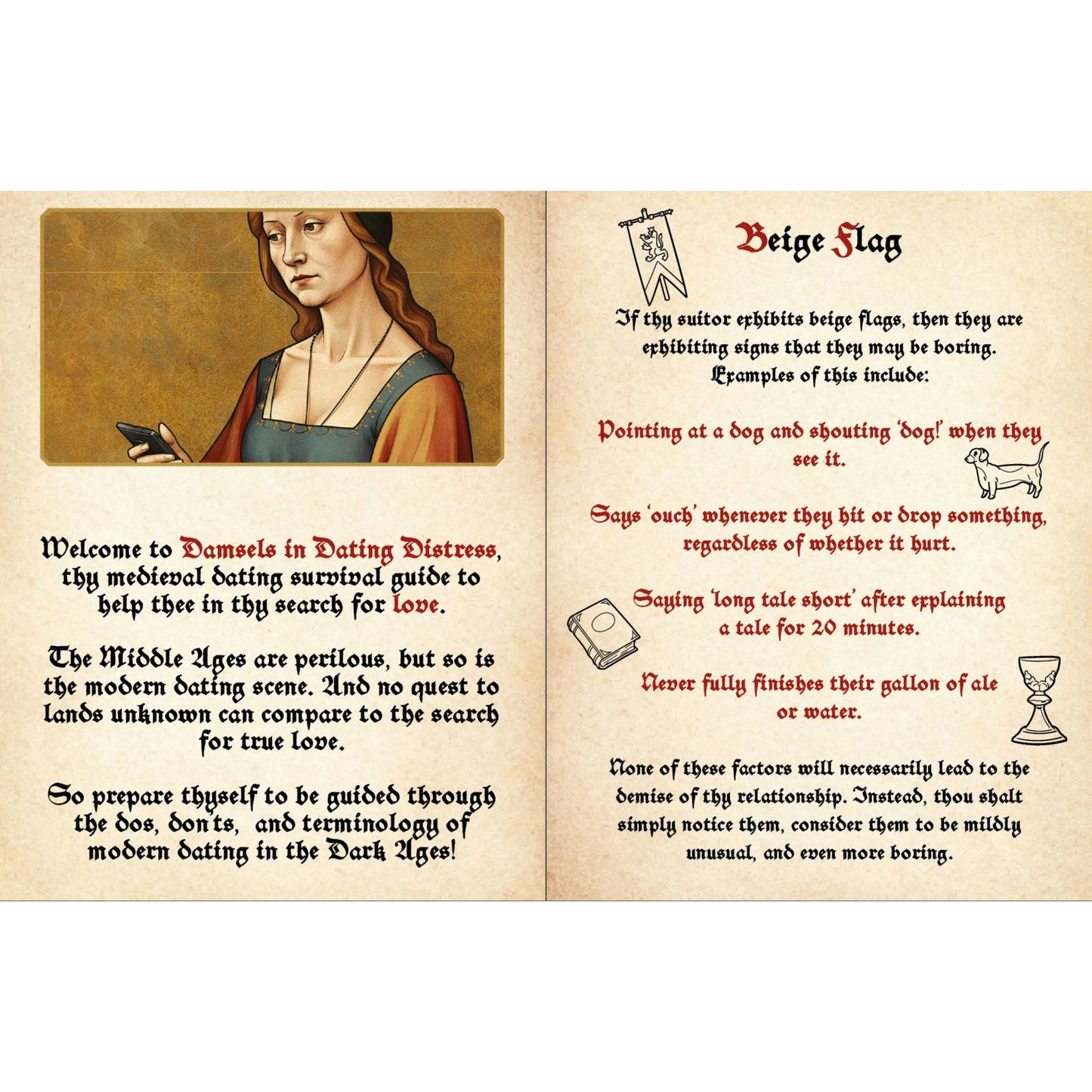 Damsels In Dating Distress - Gift Book