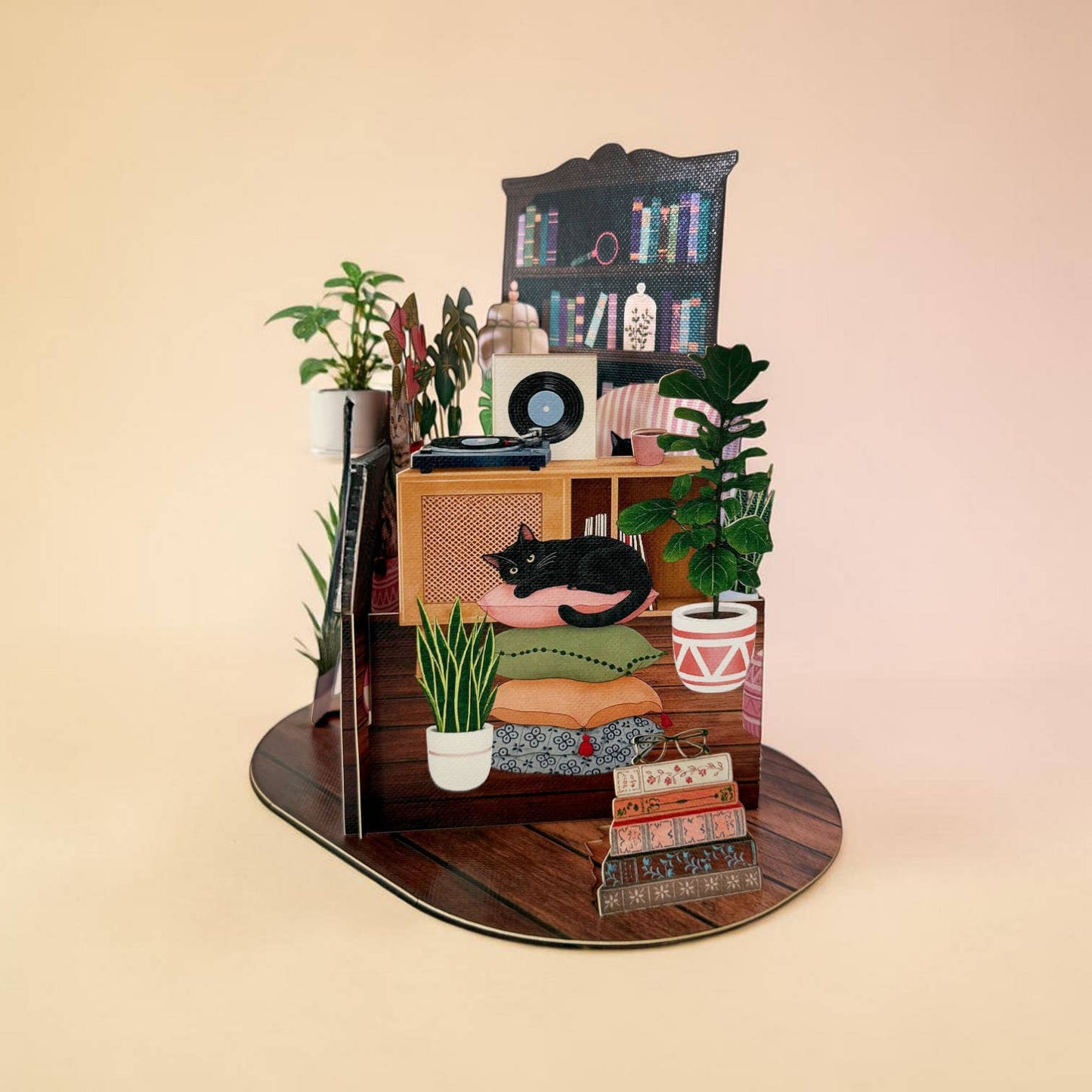LTC007 — Cosy Cat Corner Pop-Up Card