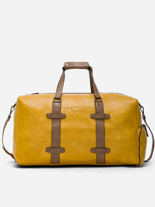 BRECHT - Travel bag: MUSTARD YELLOW