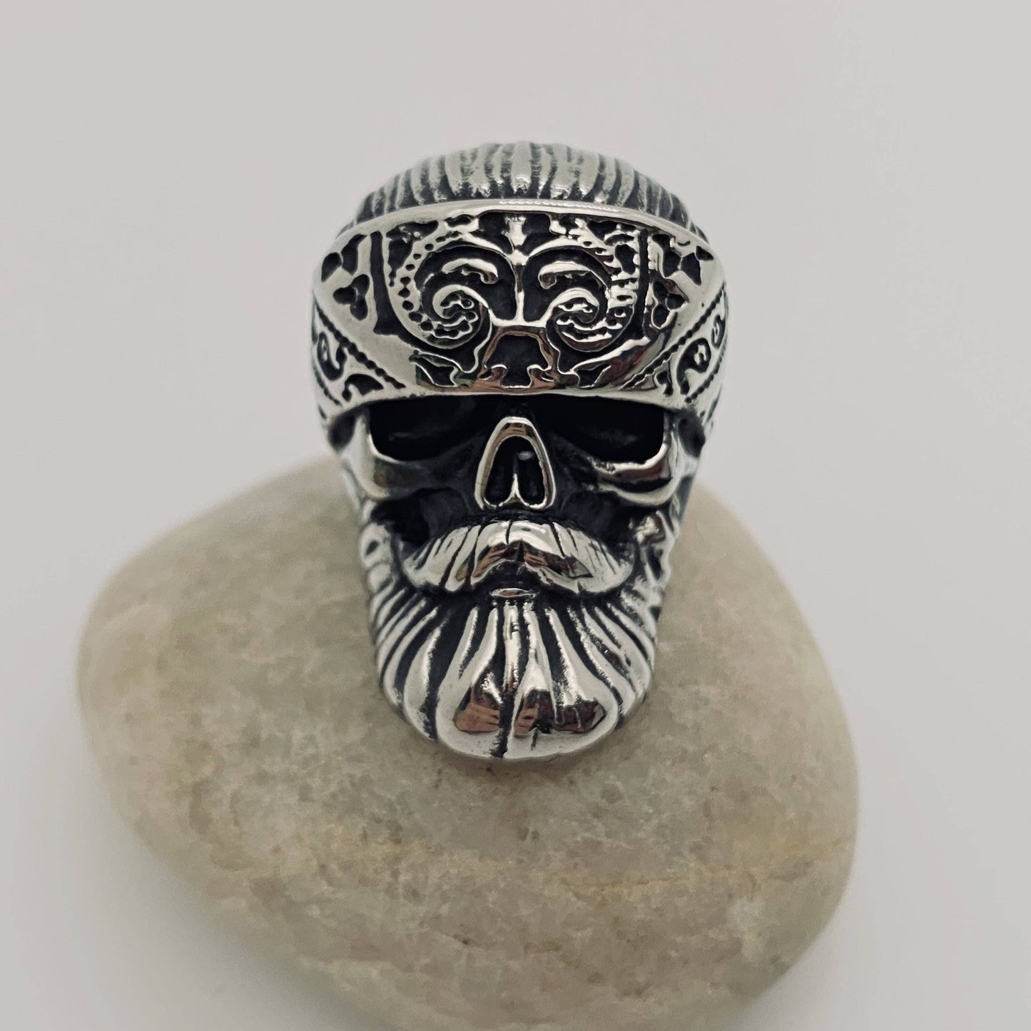 MJ/MR/GT - High Quality Men's Stainless Steel Skull Rings