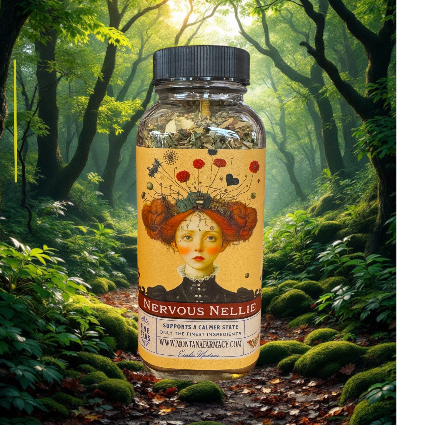 Lil Miss Nervöse Nellie, Beruhige Deine Nerven Sorgenwurm-Tee
