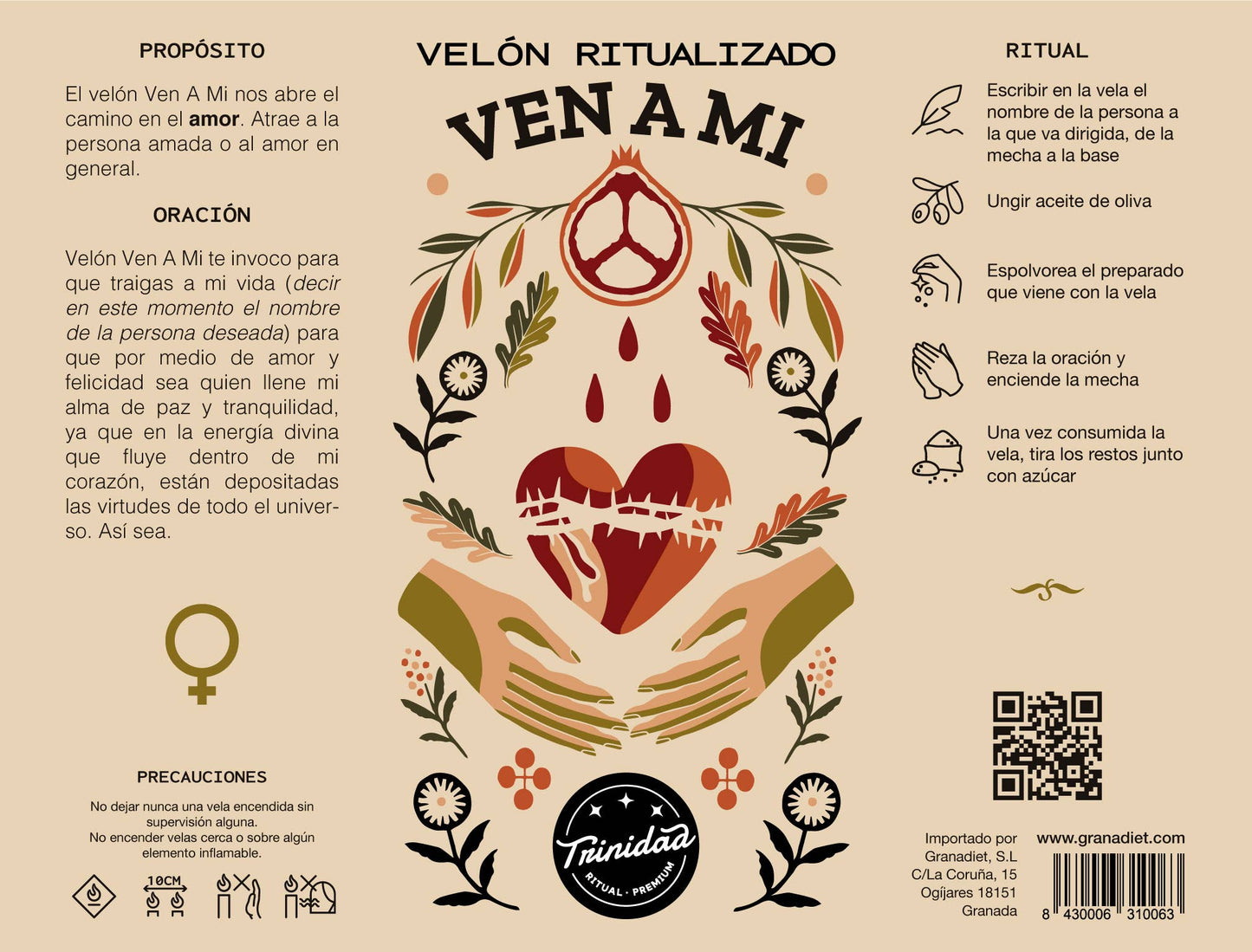 Come to Me Ritualized Candle