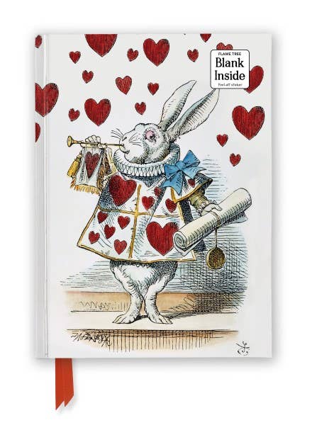 Alice's Adventures in Wonderland: White Rabbit Blank Journal