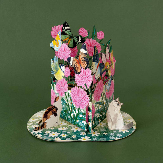 Butterfly Garden Pop-Up Card