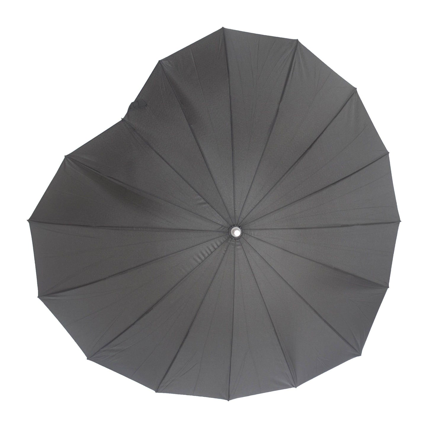 Heart Shaped Umbrella by Soake in Grey - BCSHGR: Grey