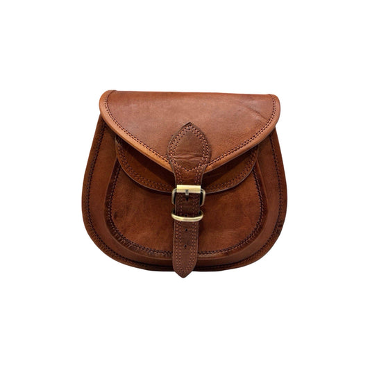 LEATHER SHOULDER BAG LAITITIA