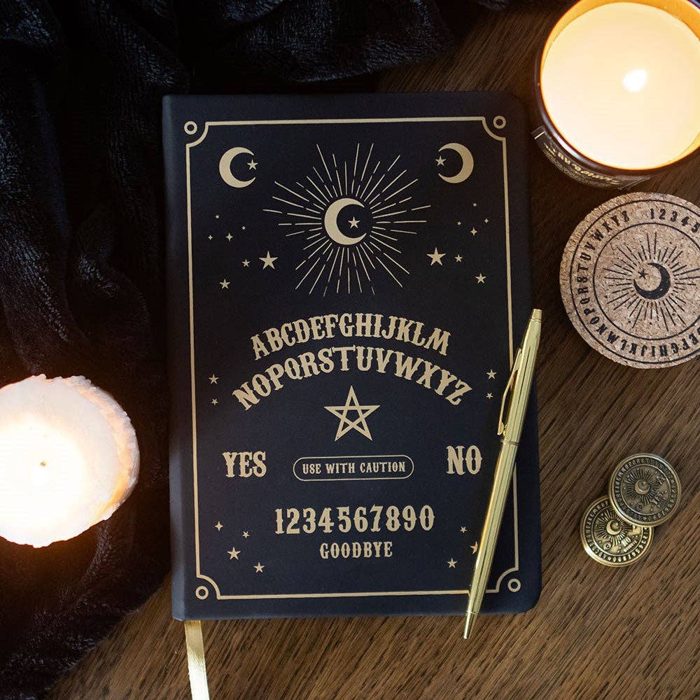 Black Gothic Ouija Talking Board A5 Notebook