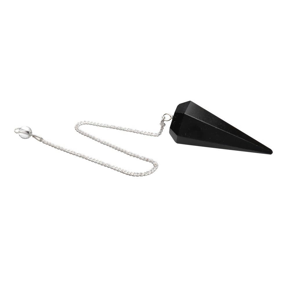 Faceted Tourmaline Pendulum (FAC55)