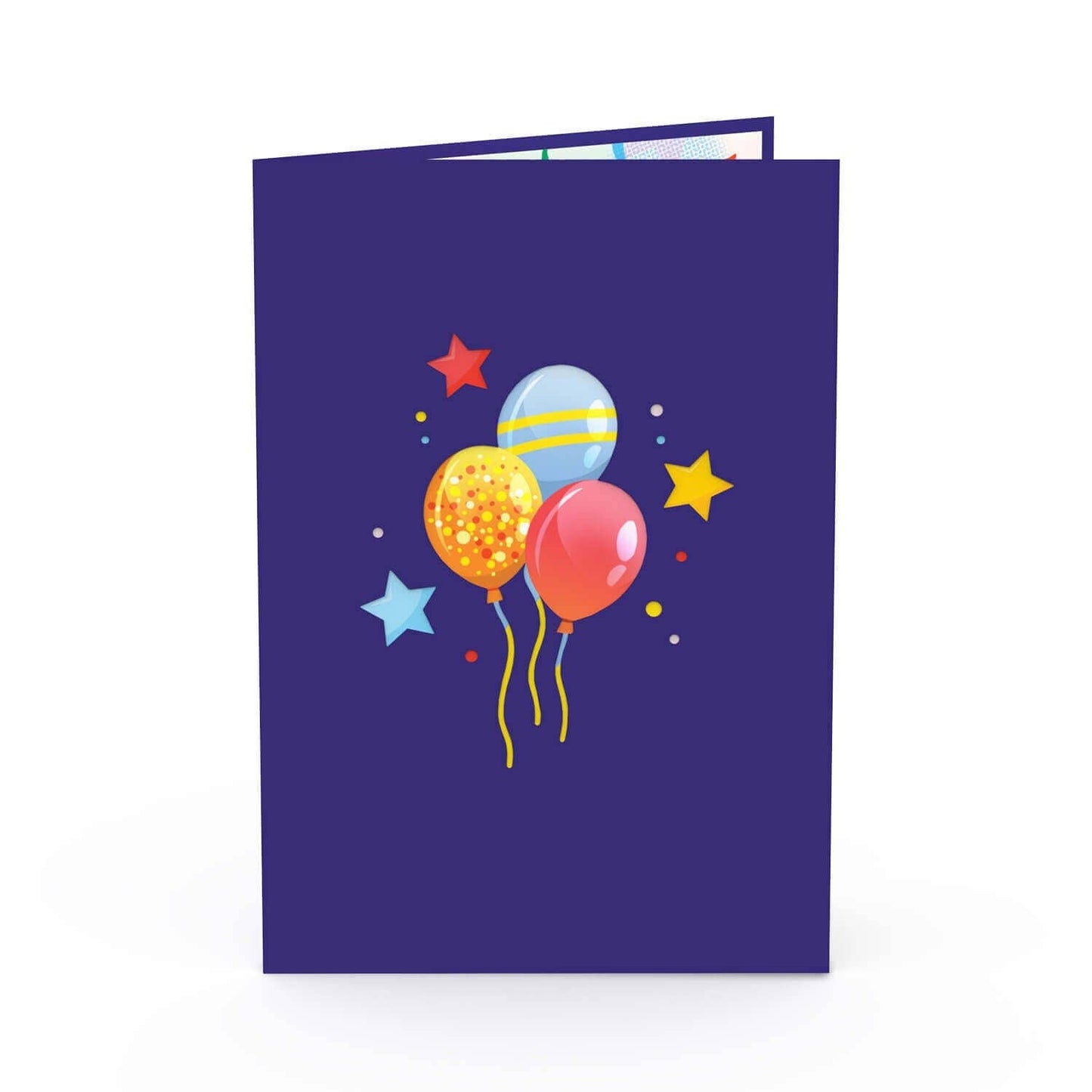 Happy Birthday (blue) pop-up card