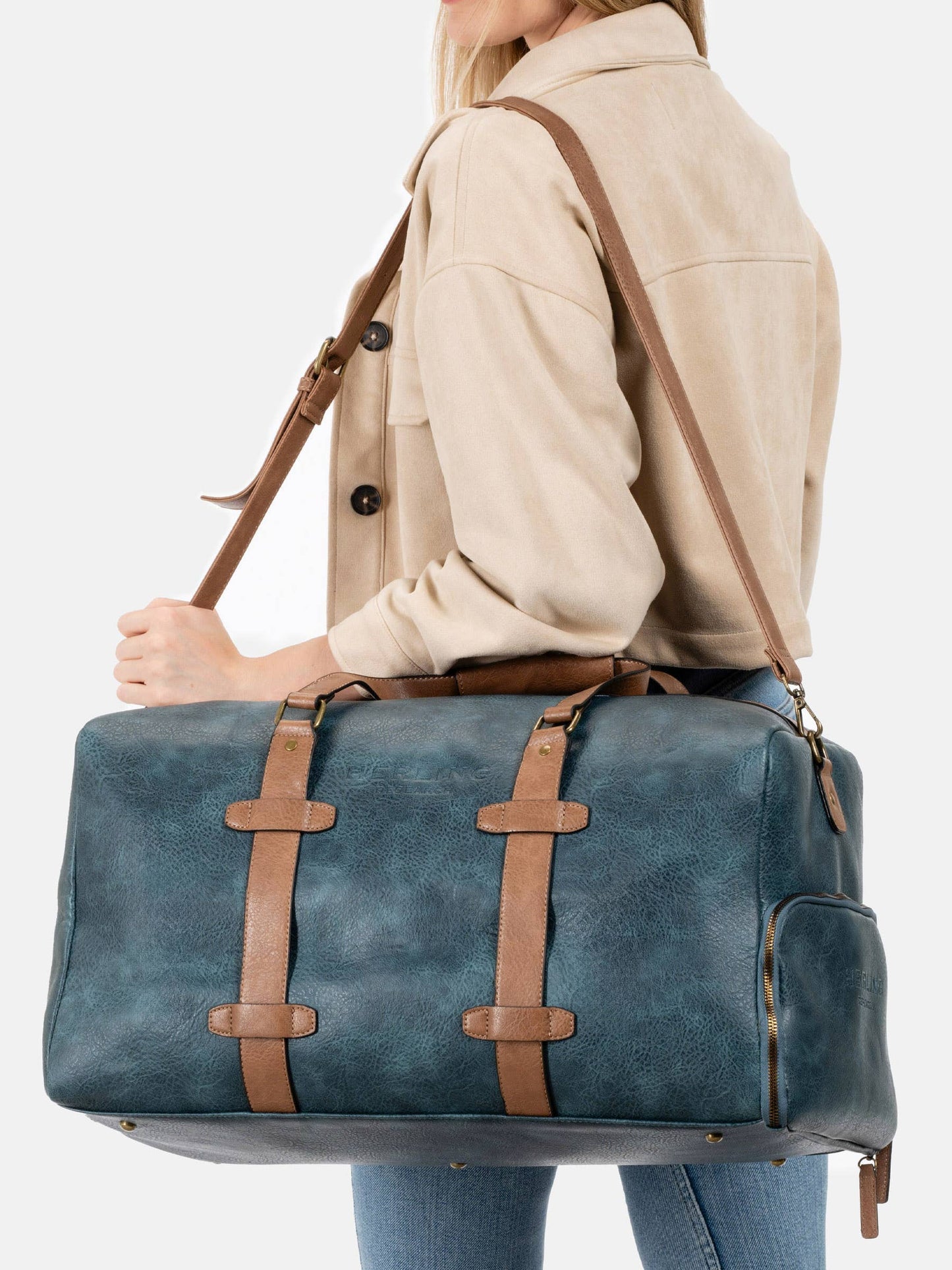 BRECHT - Travel bag: MUSTARD YELLOW