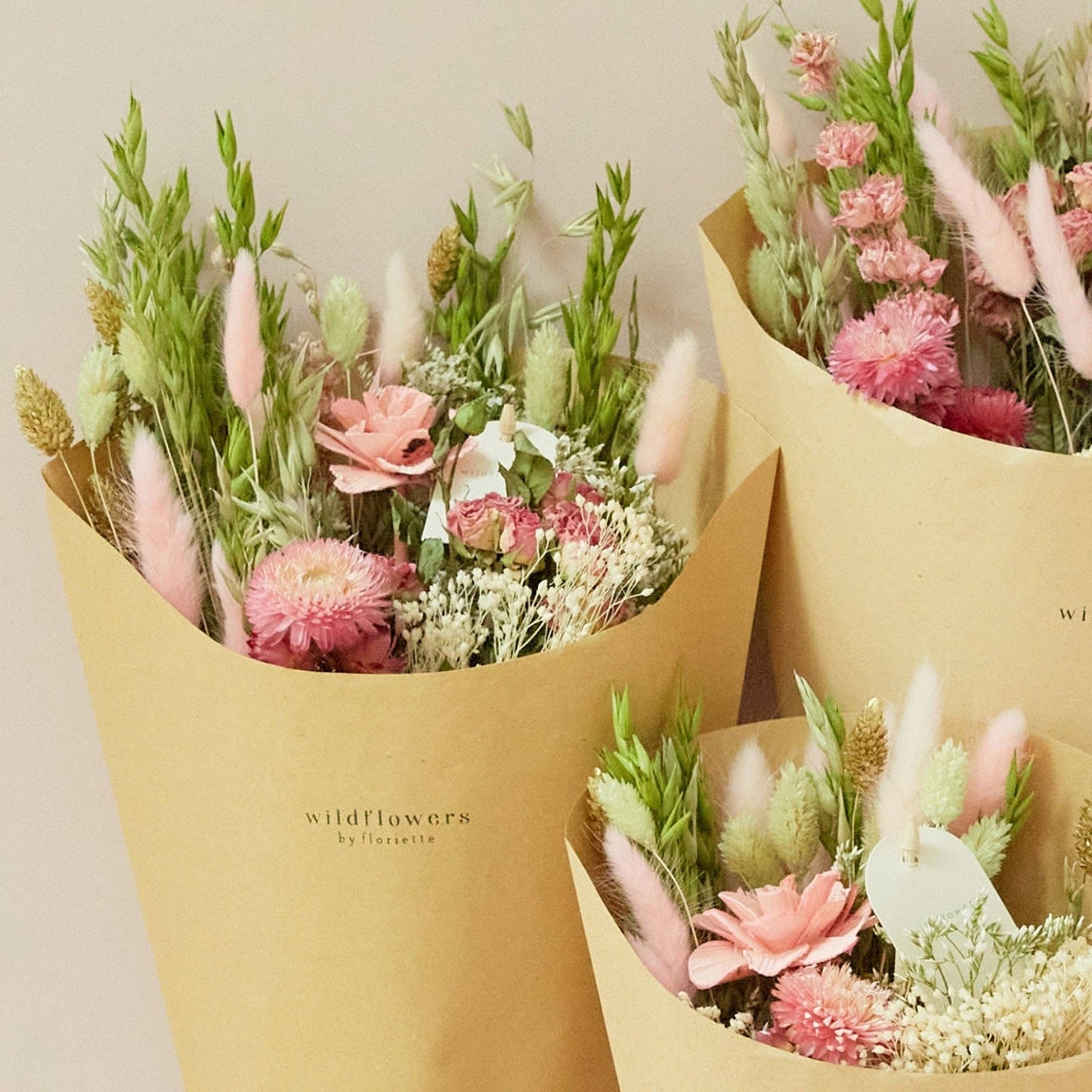 Dried Flowers - Field bouquet - Pink Elegance - Mother’s Day Favorite