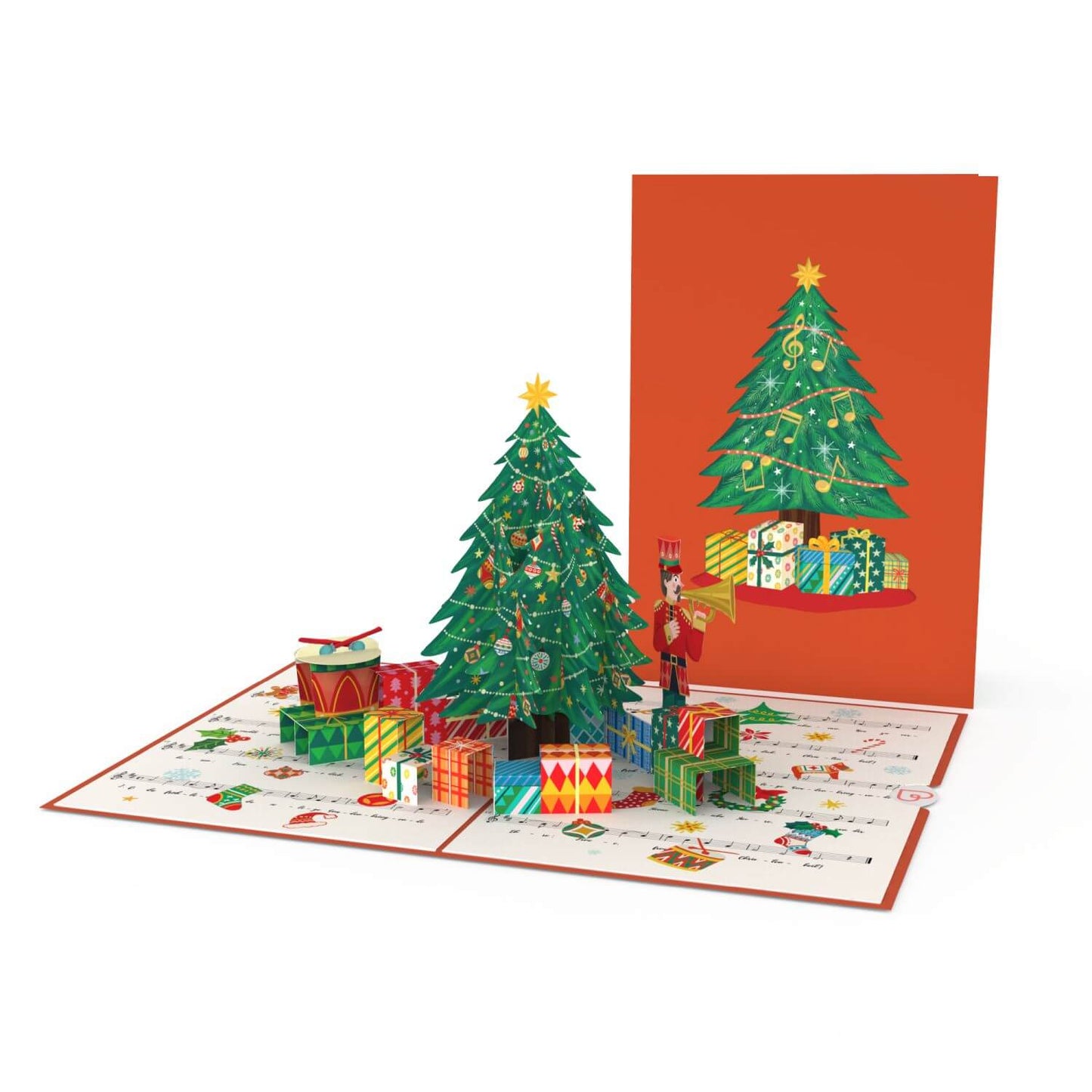 Christmas tree O you happy pop-up card
