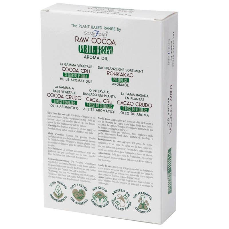 Pack of 6 Plant Based Aroma Oil - Raw Cocoa