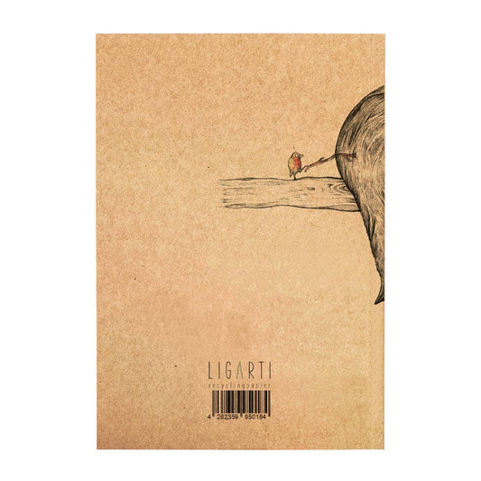 Notebook [recycled paper] - sloth: DIN A6
