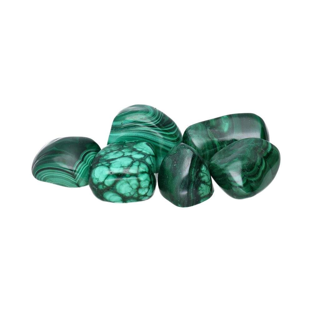 Malachite Tumbled Stones T-3 and T-5