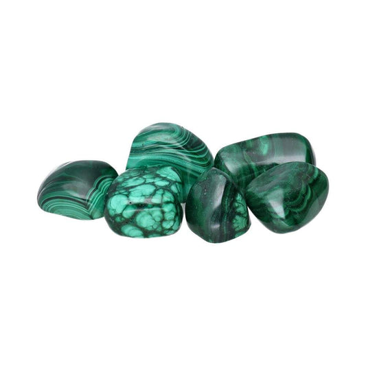 Malachite Tumbled Stones T-3 and T-5