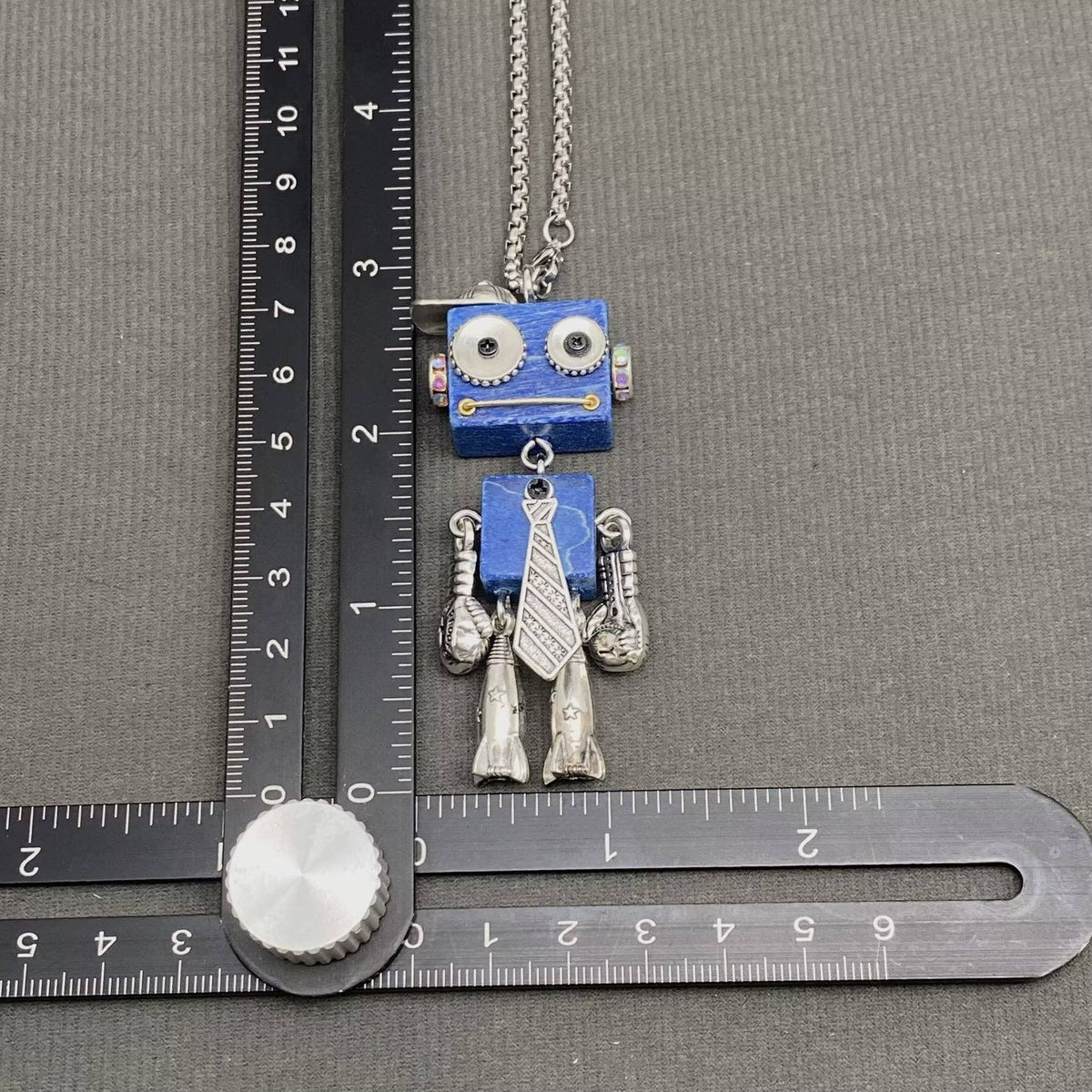 Multiple Styles Handmade Robot Charm Necklace - MIO72912