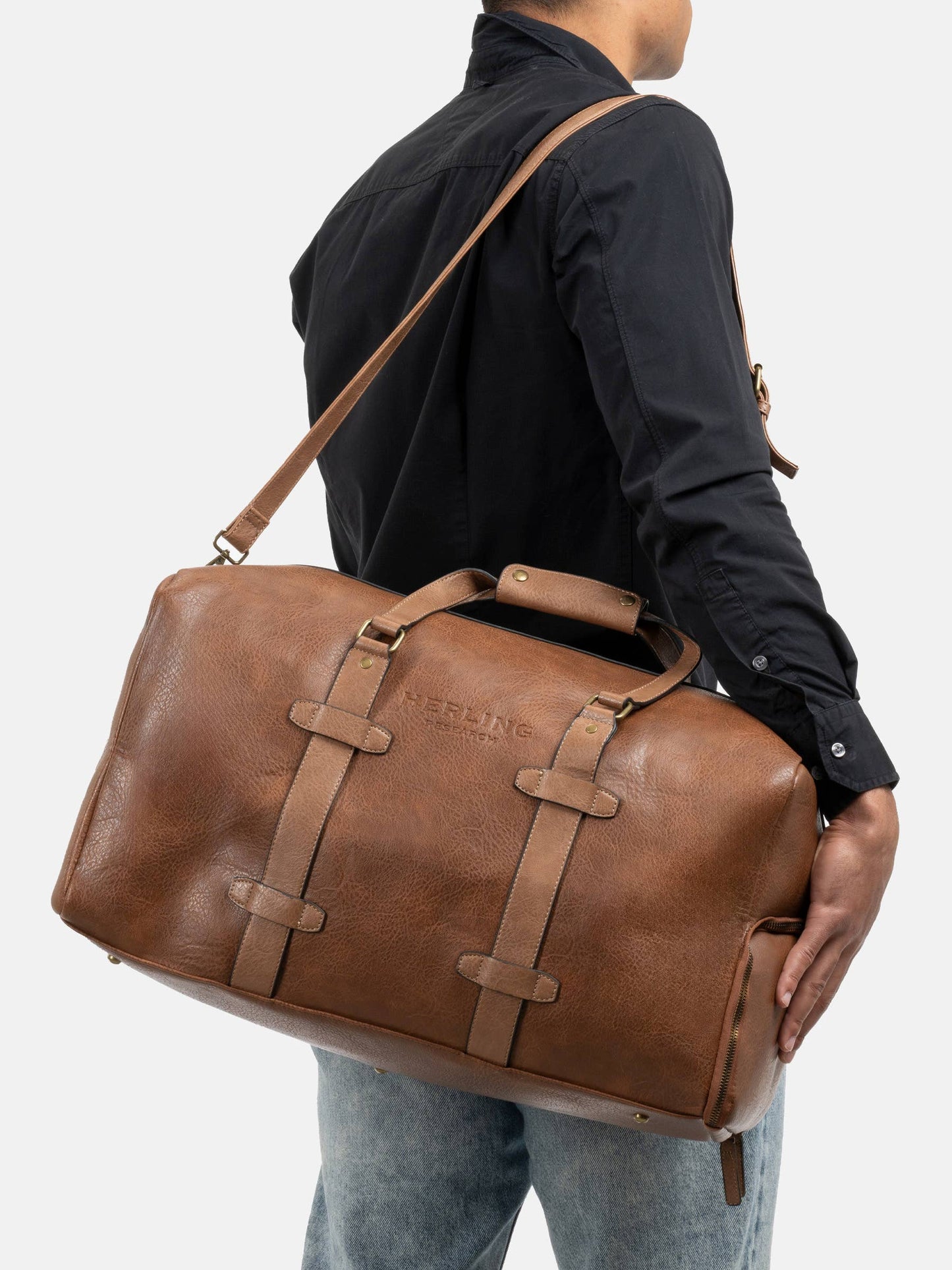 BRECHT - Travel bag: MUSTARD YELLOW