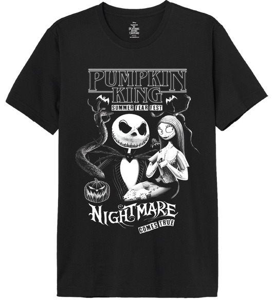 Disney T-shirt - NIGHTMARE COMES TRUE: Black / L