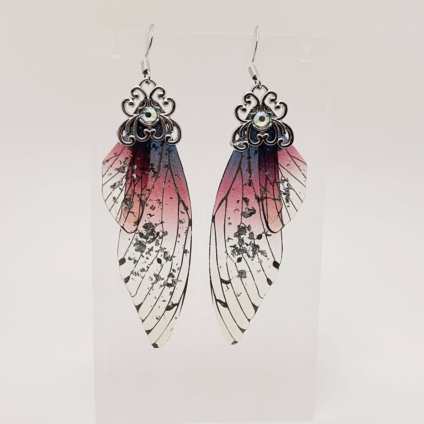 Handmade Fairy Wings Earrings Insect Butterfly Wing