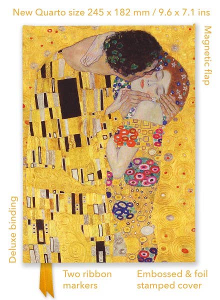 Gustav Klimt: The Kiss Quarto Journal