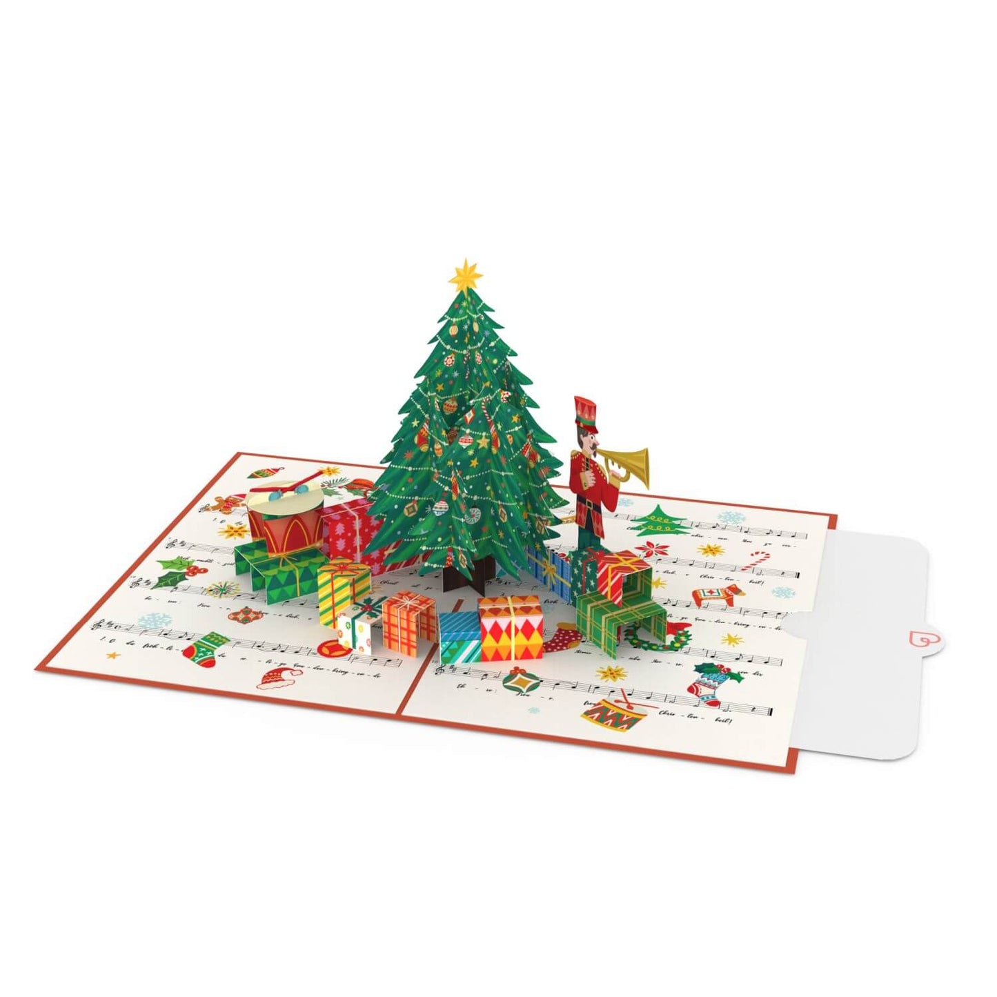 Christmas tree O you happy pop-up card