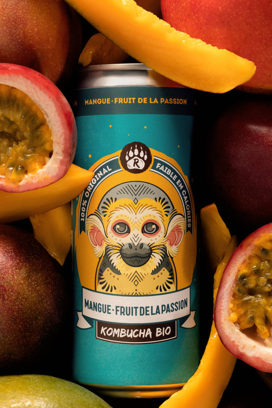 R-KOMBUCHA - Mango Passion - 33cl Can