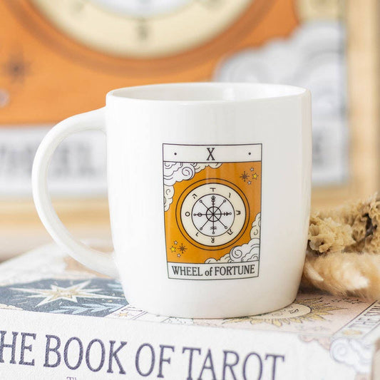 The Wheel of Fortune Vintage Tarot Card Mug